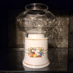 Villeroy & Boch Glass and Porcelain "Mon Jardin" Hurricane Lamp / Windlicht